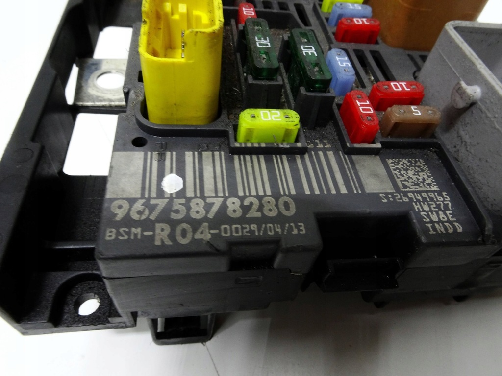 фото №2, Peugeot citroen - коробка модуль bsm r04 9675878280