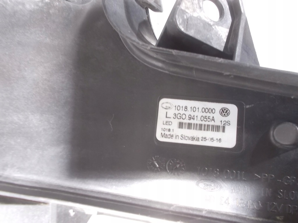 Противотуманная фара led drl vw passat b8 3g gte 3g0941055a 3g0941056a оригинал левый правый Оригинал