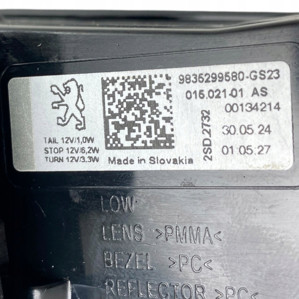 фото №15, Лампа левый задняя peugeot 308 iii 9835299580