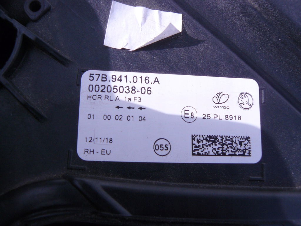 фото №15, Skoda karoq лампа передняя правая обычная