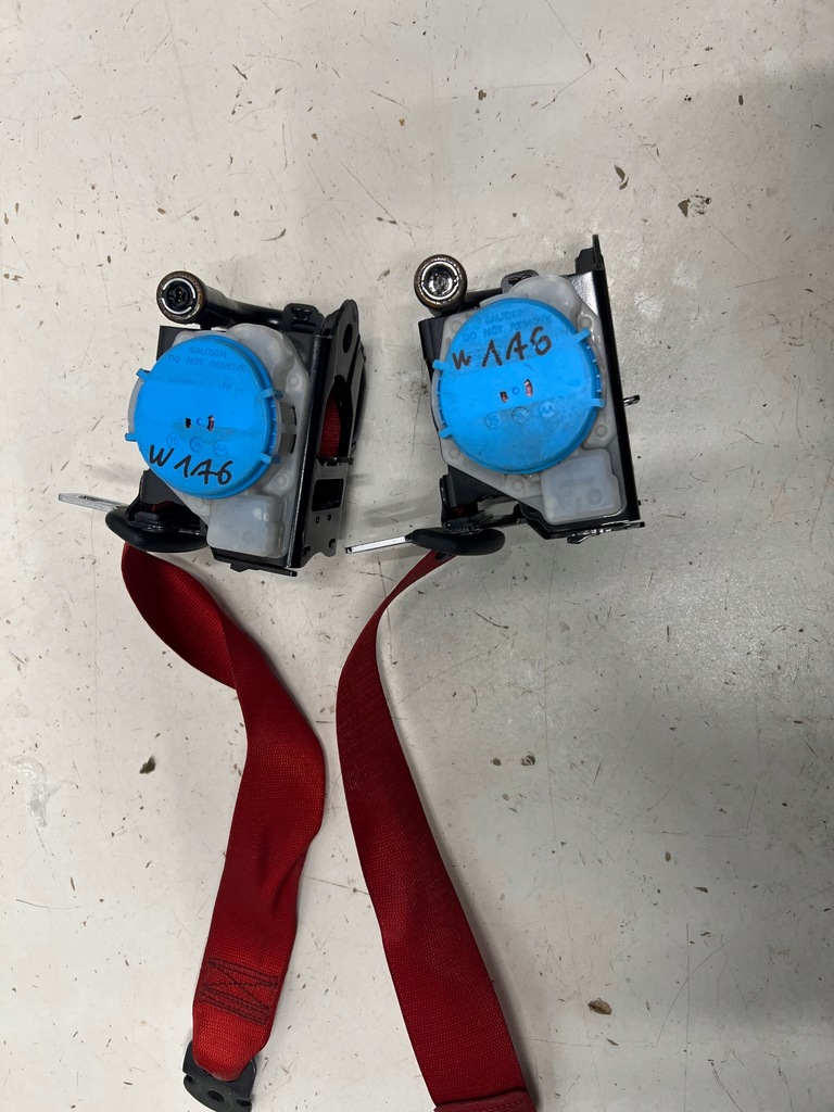 фото №4, Mercedes w176 ремни безопасности задняя 2x