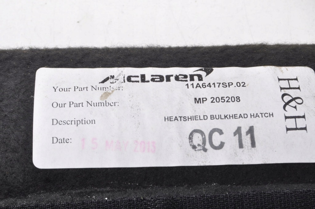 Mclaren mp4 spider накладка теплова 11a6417sp.02 Київ