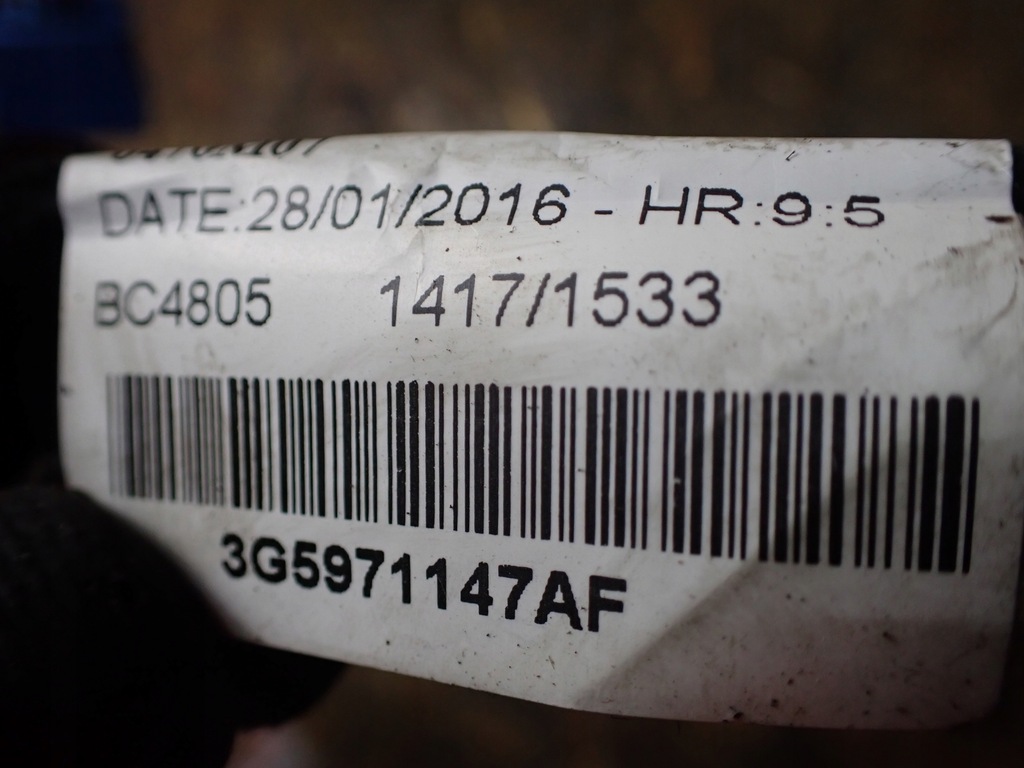 фото №10, Жгут крышки багажника vw passat b8 sedan 2016 2.0 dsg eu 3g5971147af 7253