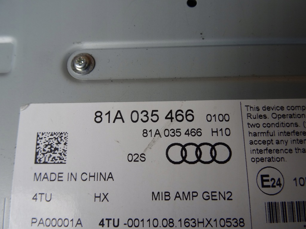 фото №5, Audi a3 8v lift підсилювач радіо радіо 81a035466
