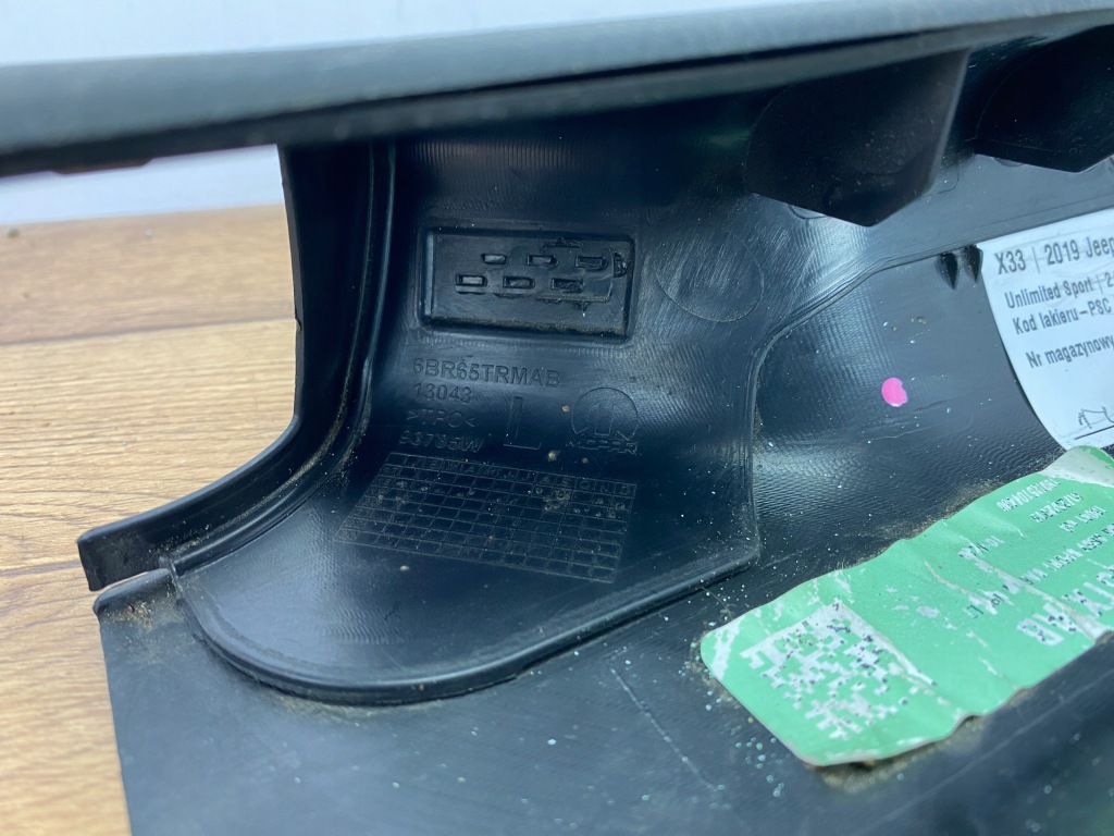 Накладка заглушка стійка дах каркаса jeep wrangler jl 2018+ америка Зі Шроту