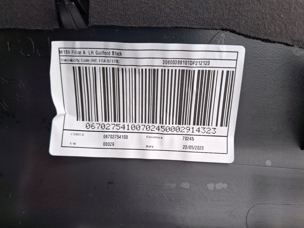 фото №10, Maserati granturismo ii m189 блок двигателя обшивка обивка левый 670167984