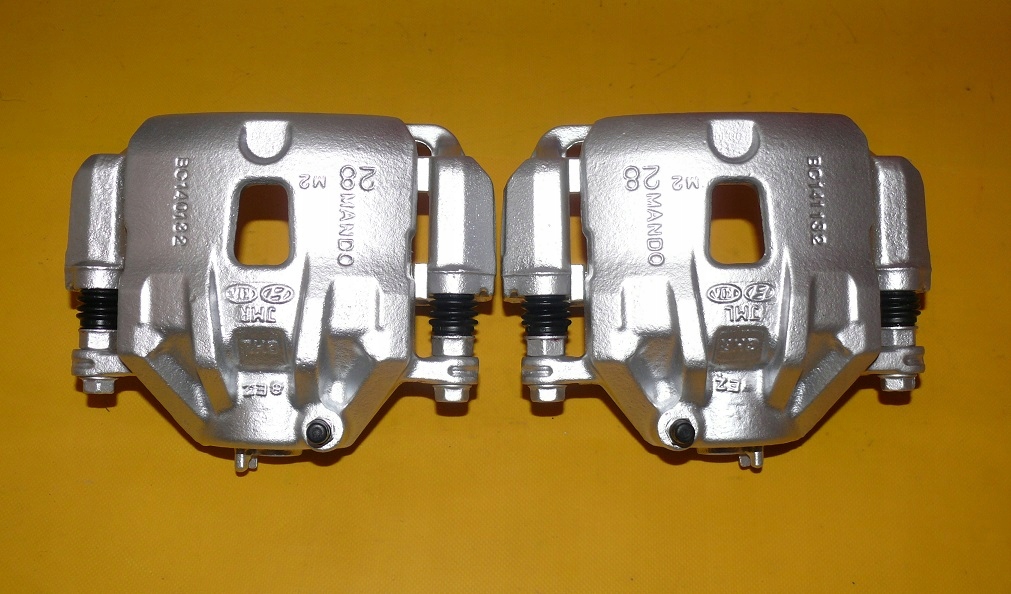 фото №9, Суппорты тормозные скоба левый правый перед hyundai tucson 1i 280/26mm 04-07