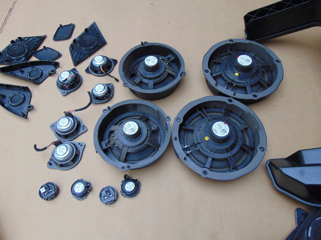 фото №9, Audi a4 b8 kombi комплект динаміки підсилювач bang&olufsen накладки sub