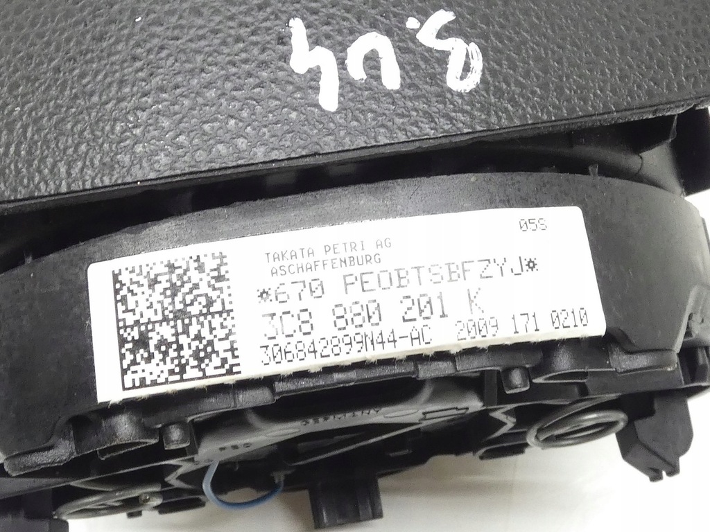 фото №8, Подушка подушка безпеки водія vw passat b7 3c8880201k