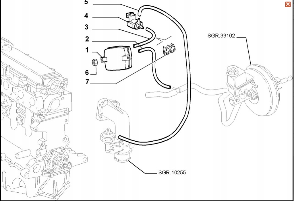 фото №9, Шланг резиновый втулка резиновый fiat doblo 3c 55201219