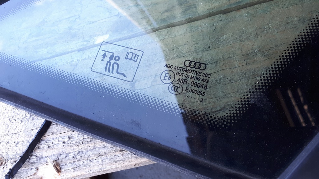 фото №8, S4 b8 lift a4 скло кузовна права sedan задня 13