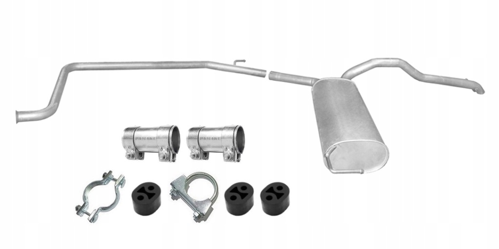 фото №1, Nissan primastar 1.9 dci 60-74kw 2002-2006 swb труба средняя гаситель конечный