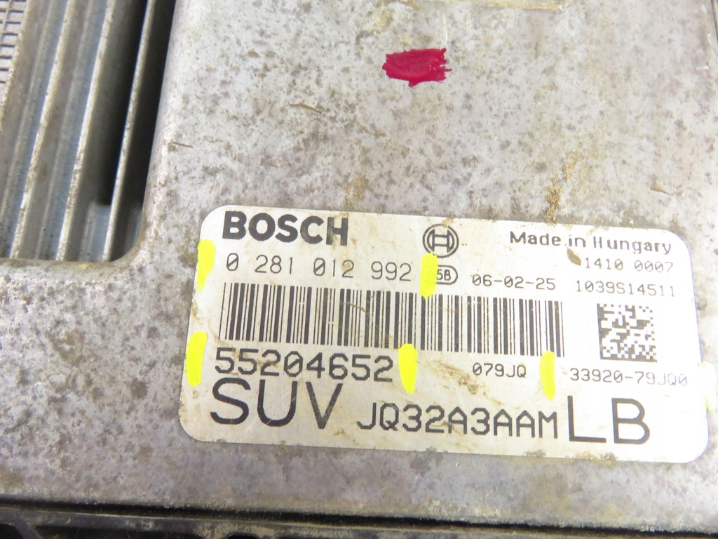 фото №14, Блок управления suzuki sx4 1.9 ddis 55204652 3392079jq0 0281012992