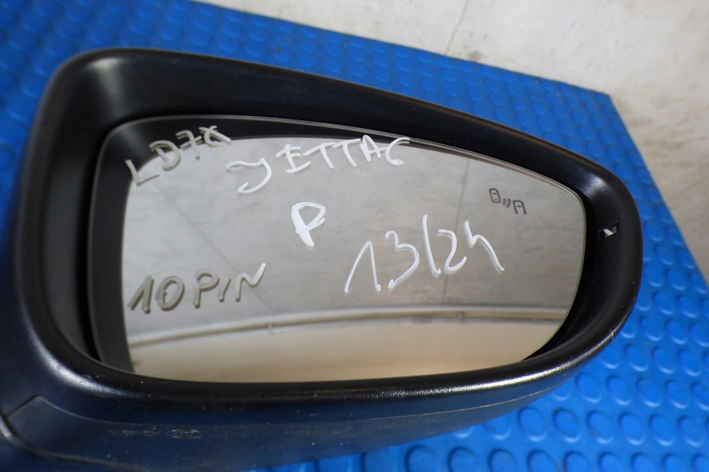 фото №10, Зеркало правое оригинал europa 10-pin ld7x vw jetta 6 vi 5c