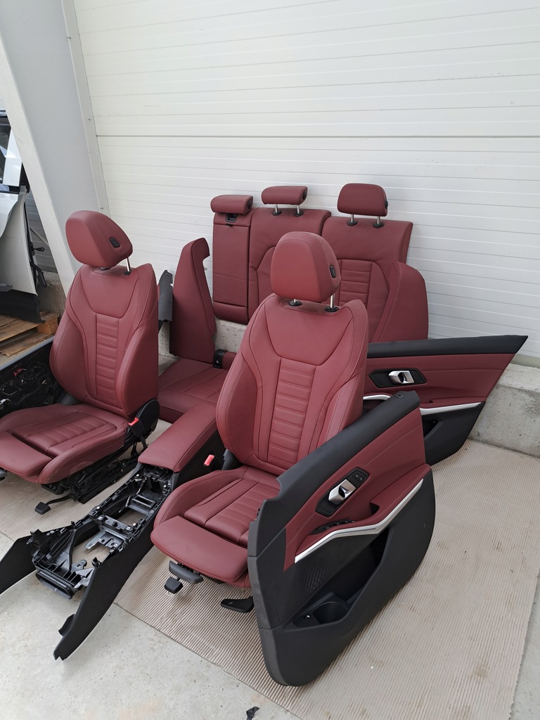 фото №3, Сидіння заднє сидіння оббивка bmw 3 g20 комплект tacora-rot