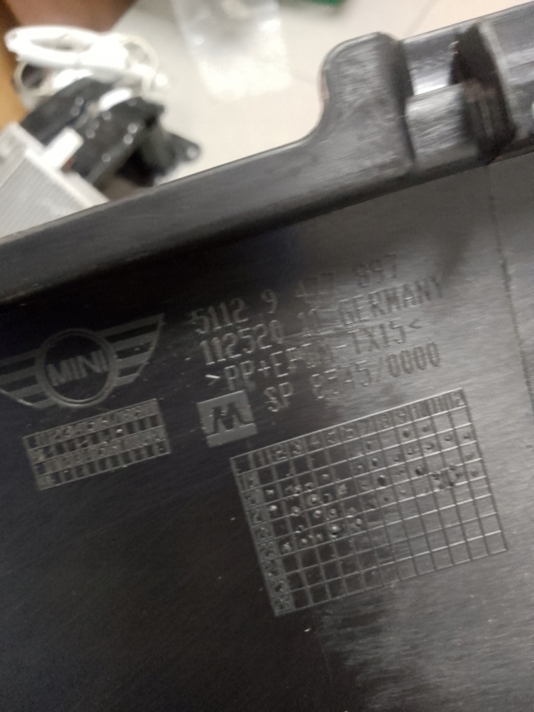 Купить D451 - mini countryman ii f60 lift 20-24 спойлер бампера задняя накладка