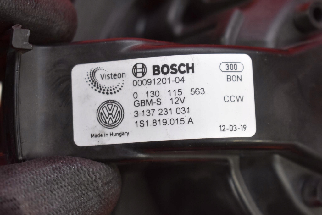 фото №9, Повітродувка вентилятор обдув eu 1s1819015a 0130115563 vw up 11-20