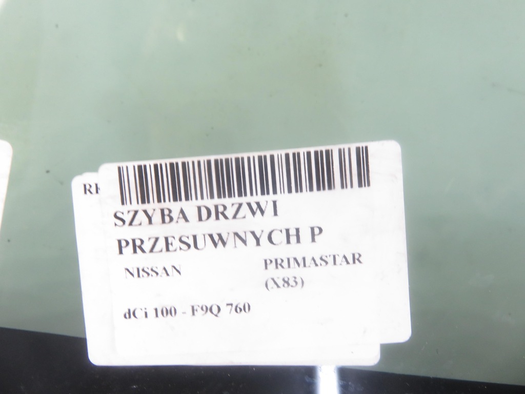 фото №6, Стекло дверь раздвижных правая nissan primastar