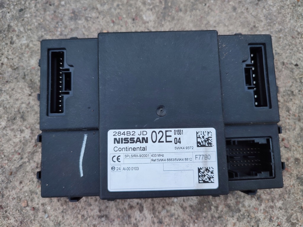 фото №1, Nissan qashqai i модуль комфорту 284b2jd02e