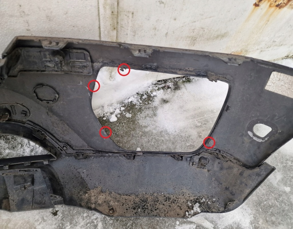 фото №9, Bmw x6 e71 lift 51117176266 10-13 бампер перед передний оригинал