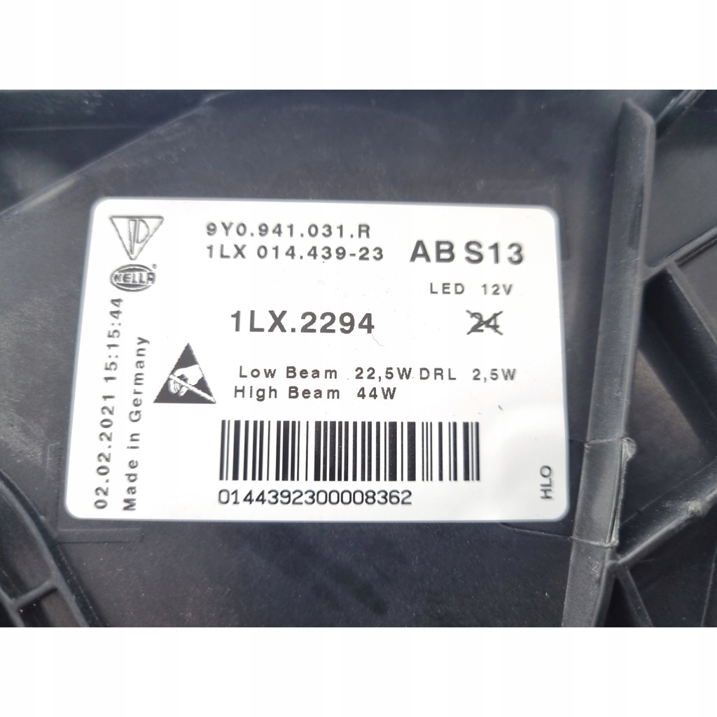 фото №7, Porsche cayenne 2020 фара 9y0941031r