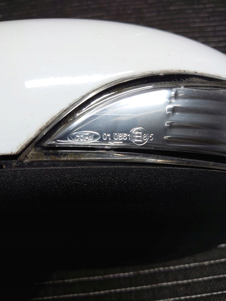 фото №11, Дзеркало ліва 8 pin ford fiesta mk7 europa білий