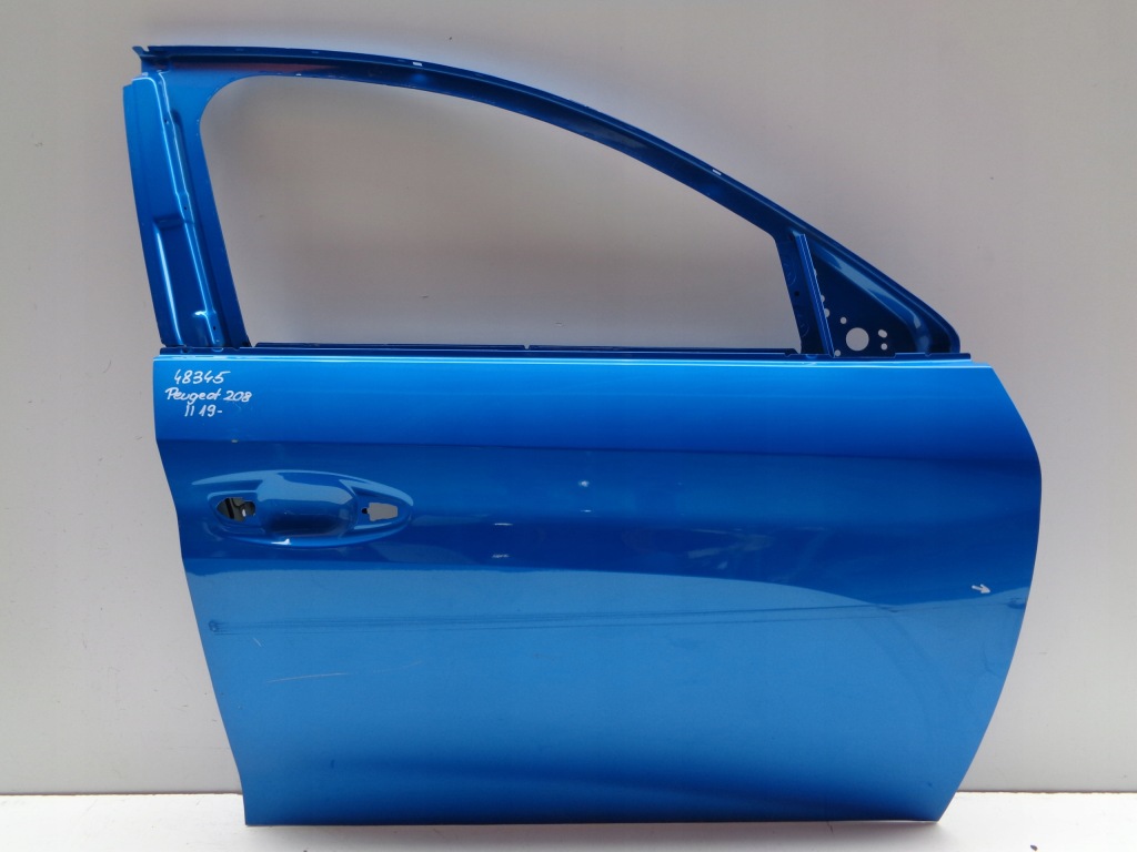 фото №1, Дверь правое передние peugeot 208 ii 19- nr 48345