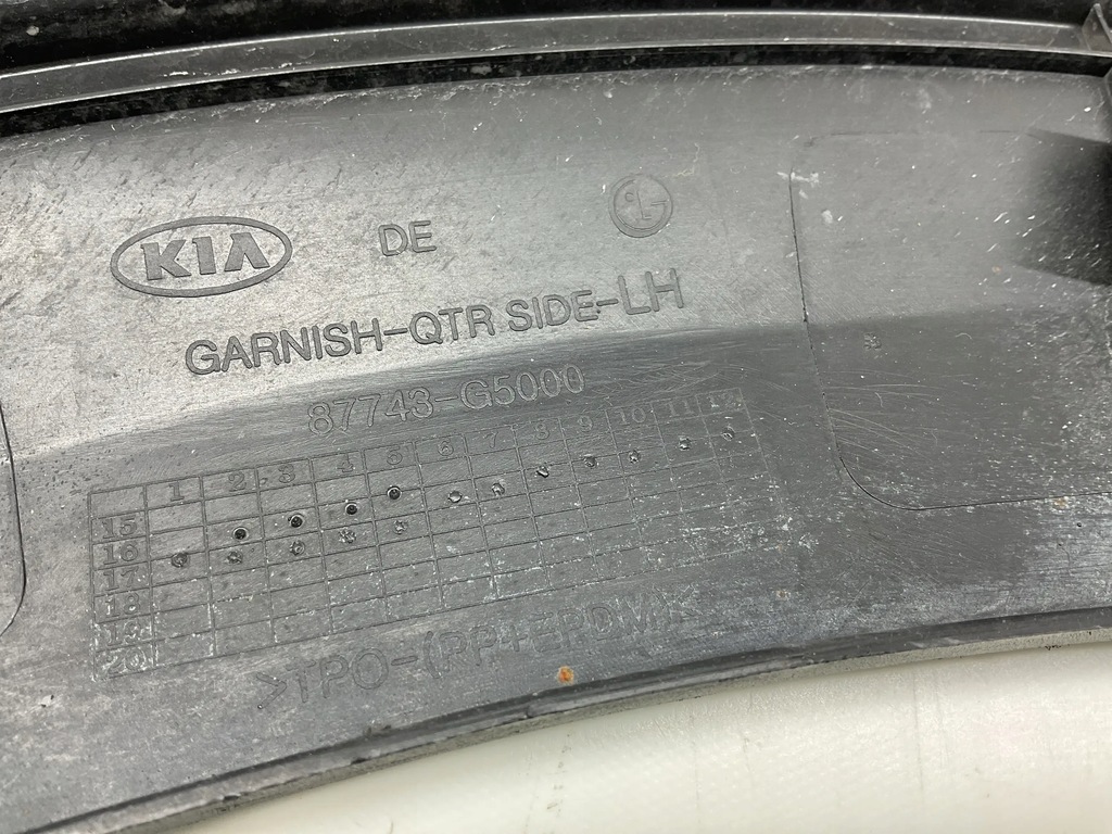 фото №5, Kia niro 2017 левая сторона накладки пороговые, накладки 87743-g5000