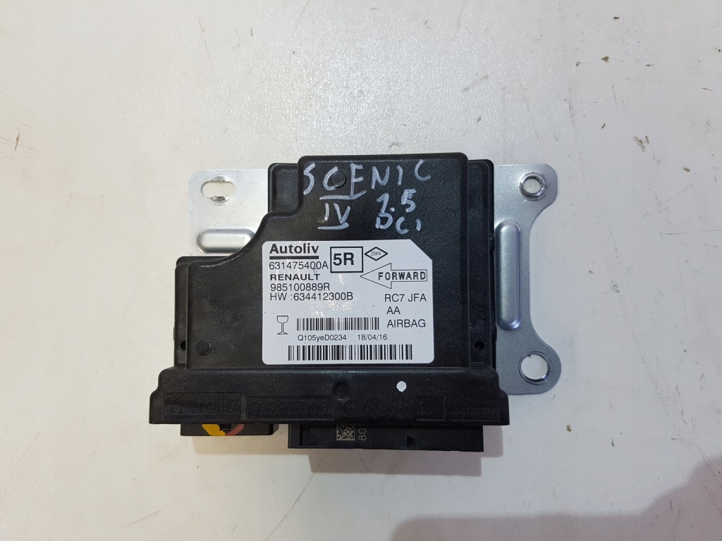 фото №1, Scenic iv модуль блок керування подушка безпеки 985100889r