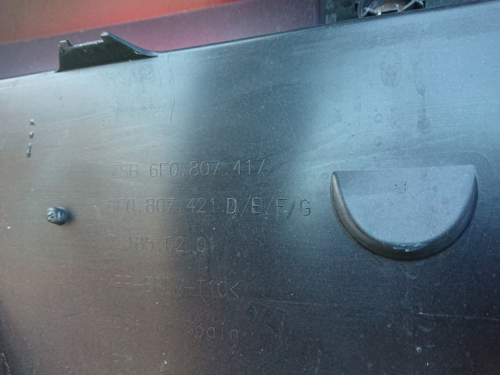 фото №9, Seat ibiza 5 v 6f 17- бампер задній задня