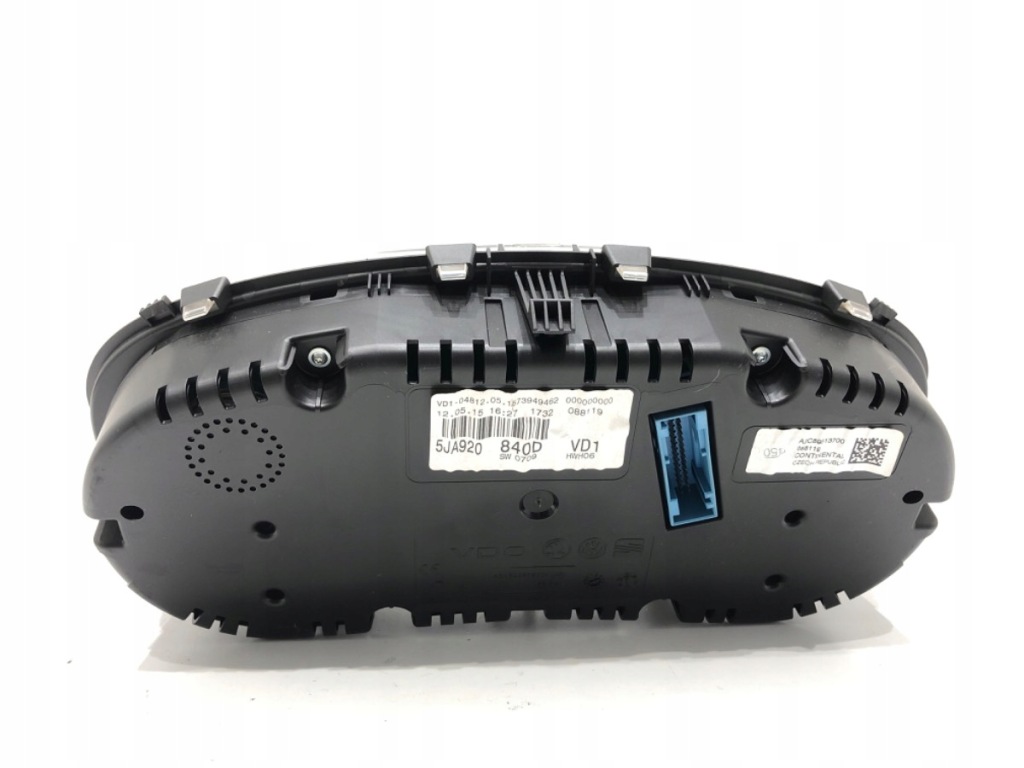 фото №3, Лічильник skoda rapid 5ja920840d 1.2 75km прилади панелі, швидкості