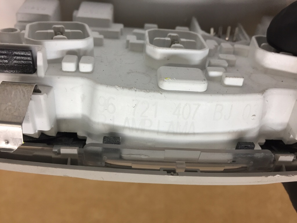 фото №4, Peugeot rifter лампа потолочный 96721407bj