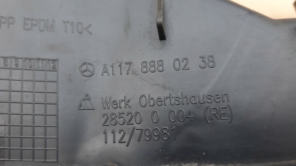 фото №11, Mercedes cla w117 защита решётка правая