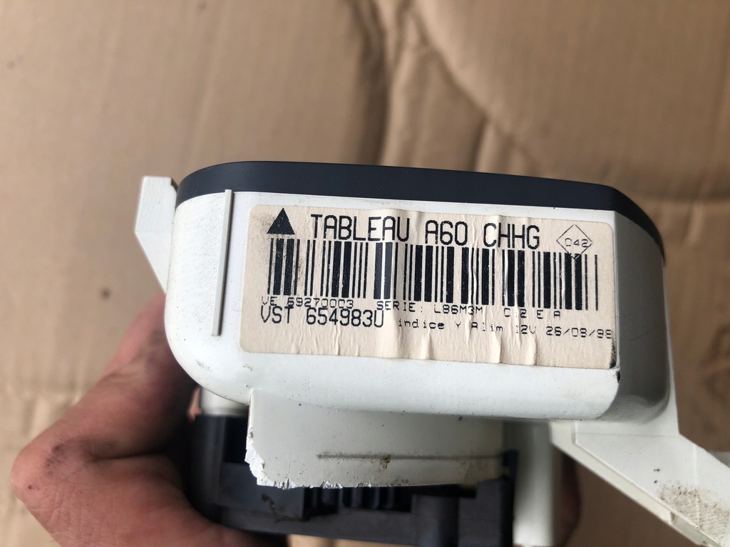 фото №3, Панель обдув обдув renault clio ii 98-02