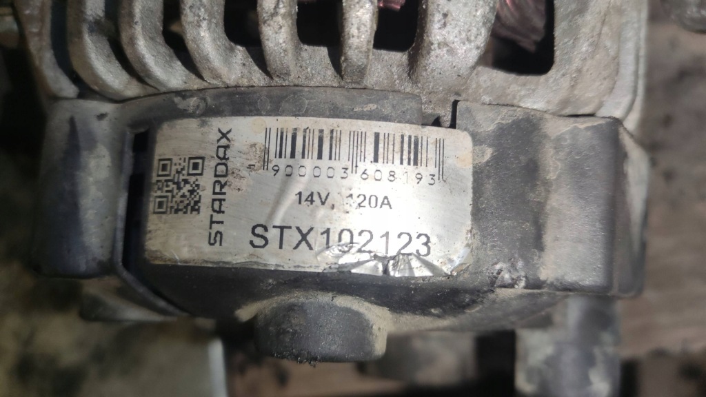 Генератор opel astra h 3 1.3 cdti 120a 13153237 100% справний Недорого