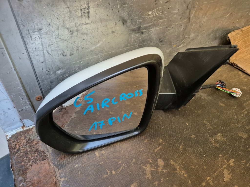 фото №1, Зеркало левая citroen c5 aircross 17 pin ассистент поперечина движения состояние