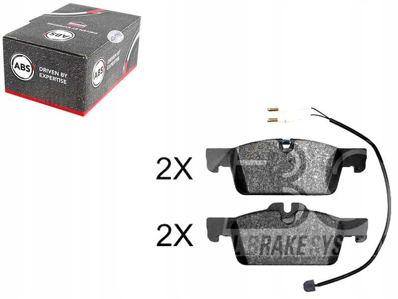 фото №1, Гальмівні колодки гальмівні peugeot 508 10- перед a.b.s.