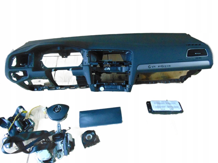 фото №1, Консоль панель приладів подушки безпеки vw golf vii