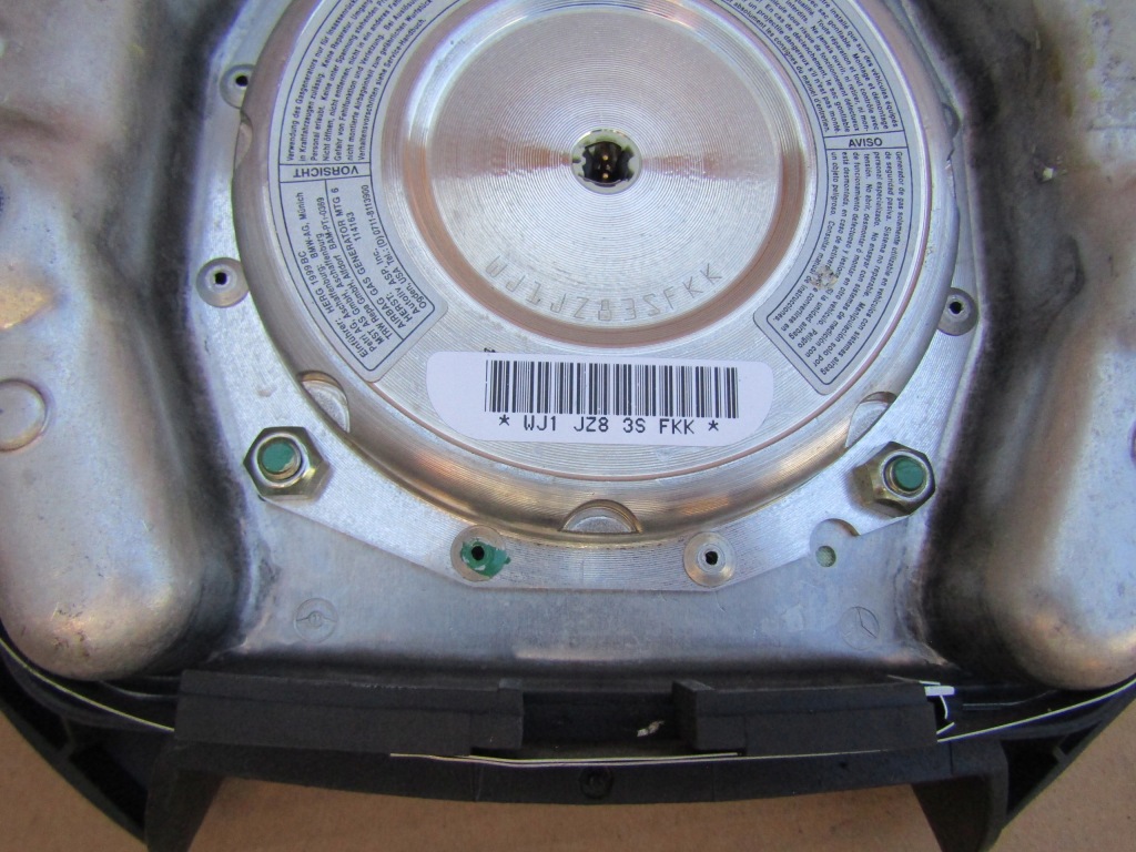 фото №12, 1 mercedes clk w208 slk r170 w202 sport czarna подушка безопасности подушка водителя