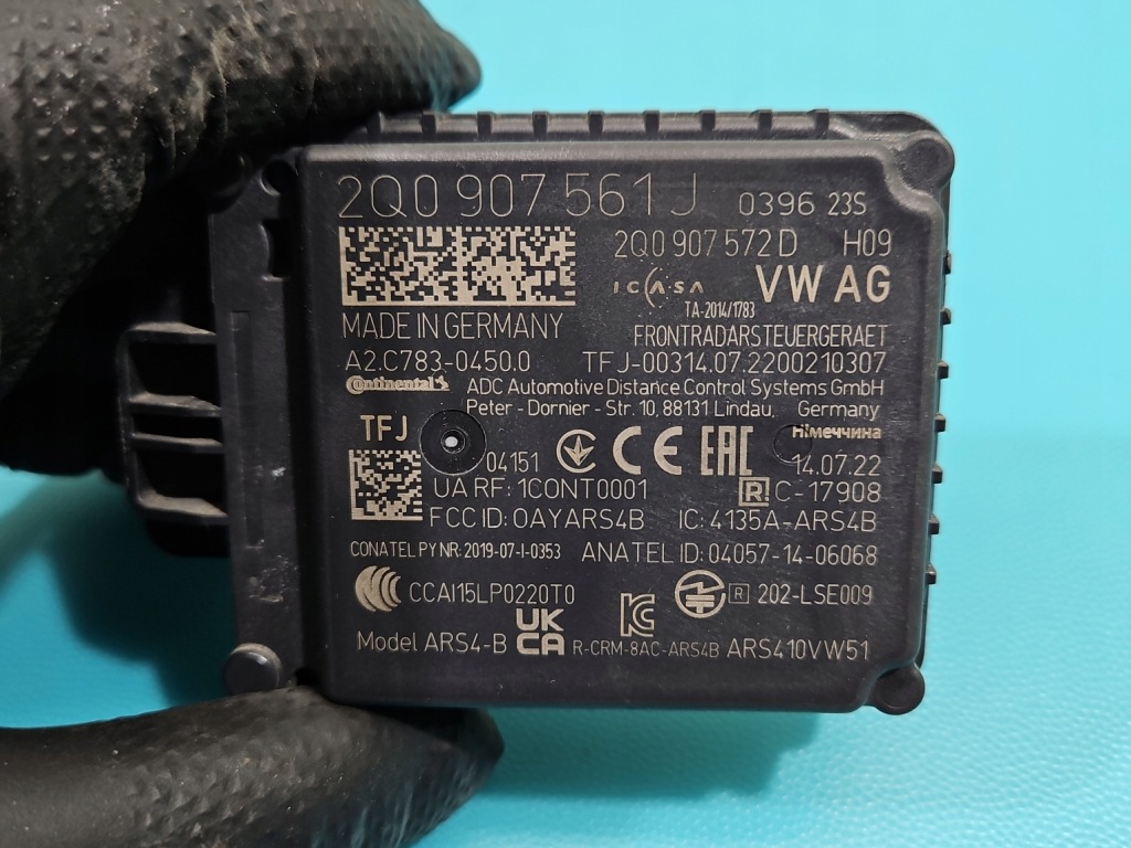 фото №3, Блок управления модуль радар distronic seat arona 2q0907561j