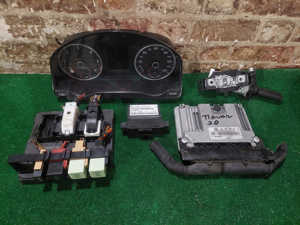 фото №1, Бортовой компьютер набор стартовый 03l907309ad volkswagen tiguan 2.0