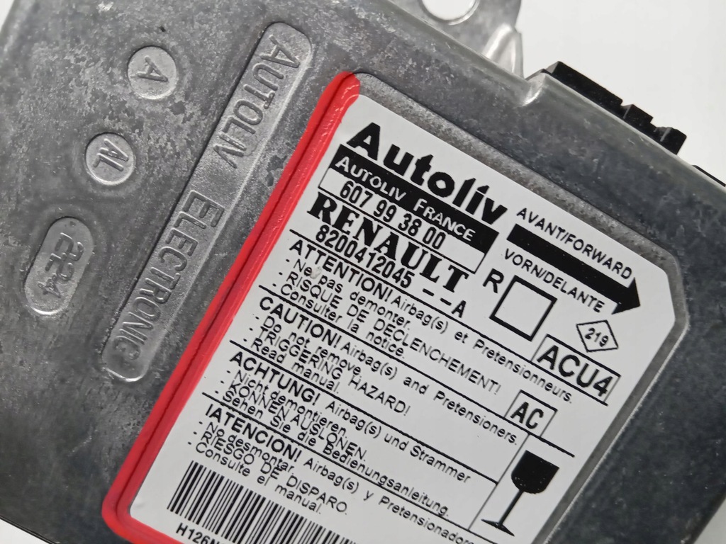 фото №4, Модуль подушок air bag renault scenic ii