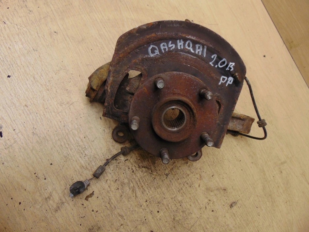 фото №2, Поворотный кулак ступица правая перед nissan qashqai 2.0 b