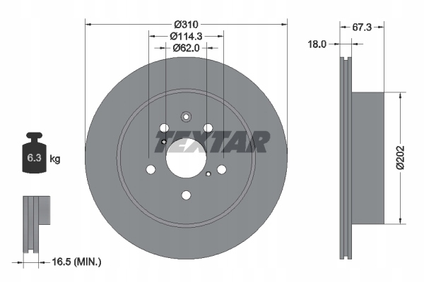 фото №3, Тормозные диски тормозные колодки задняя textar lexus gs 450h 345km