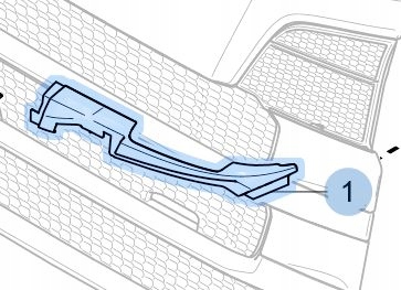 фото №1, Жабо молдинг ліва scania r s 2340700