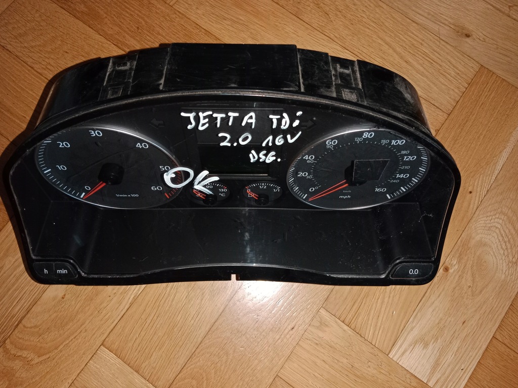 фото №5, Лічильник прилади vw jetta tdi 2.0 16v 1k0920964b