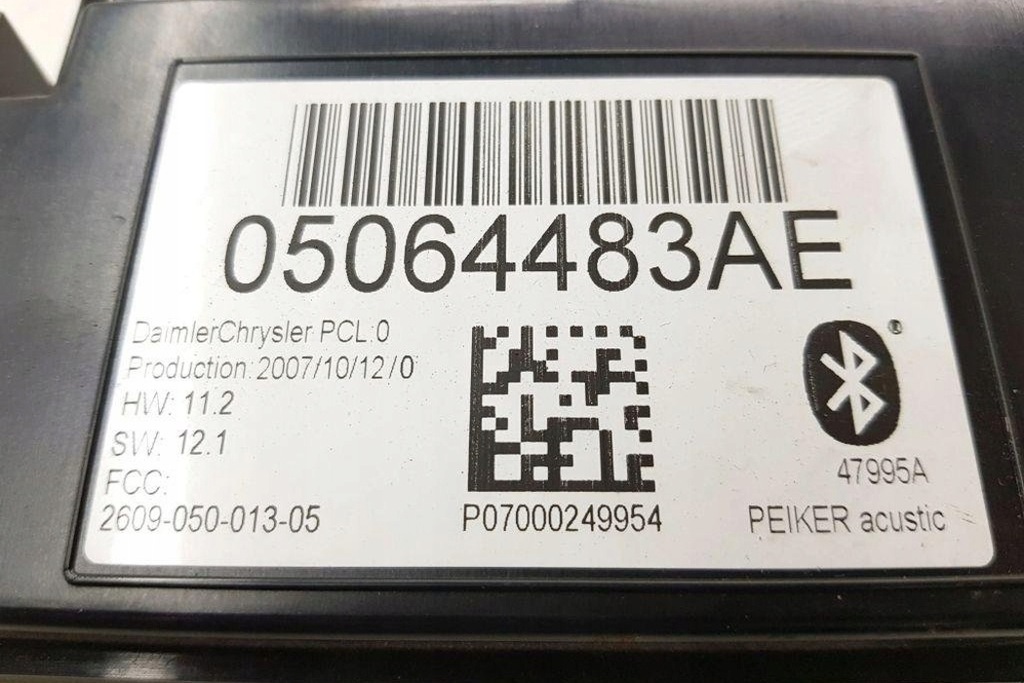 фото №7, Модуль блютуз chrysler grand voyager v rt 05064483ae 2.8l дизель 120kw