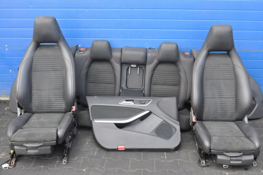 фото №1, Mercedes w156 переходник салона сиденья заднее сиденье обшивки кожа