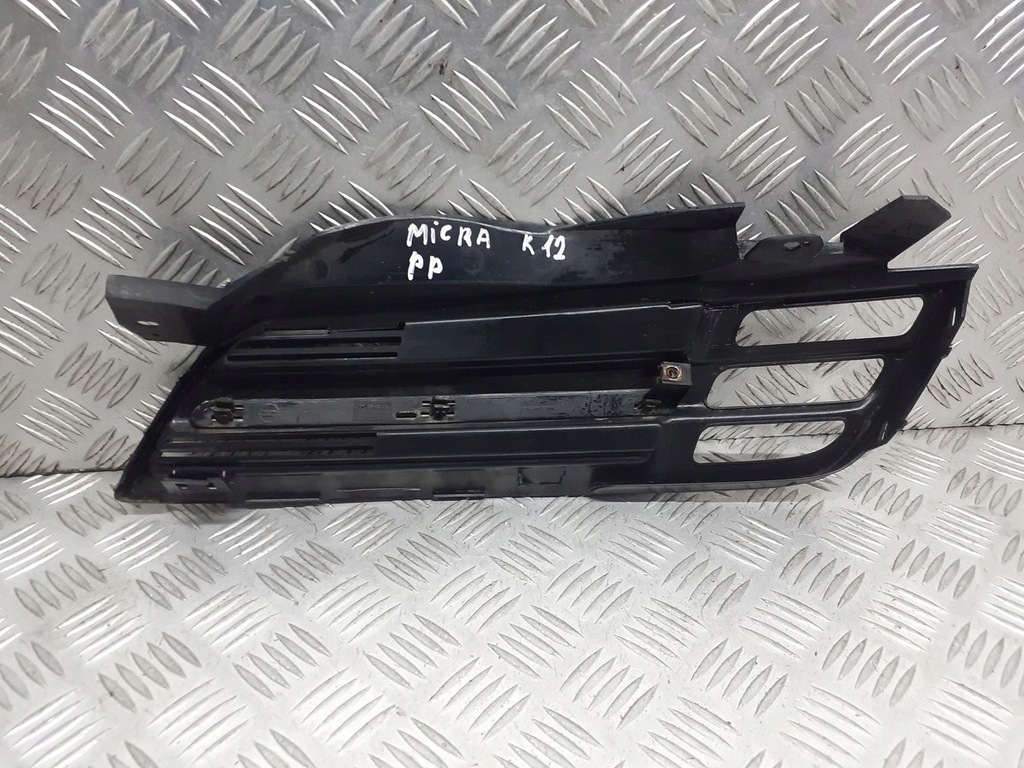 фото №7, Решітка бампера правий перед nissan micra k12