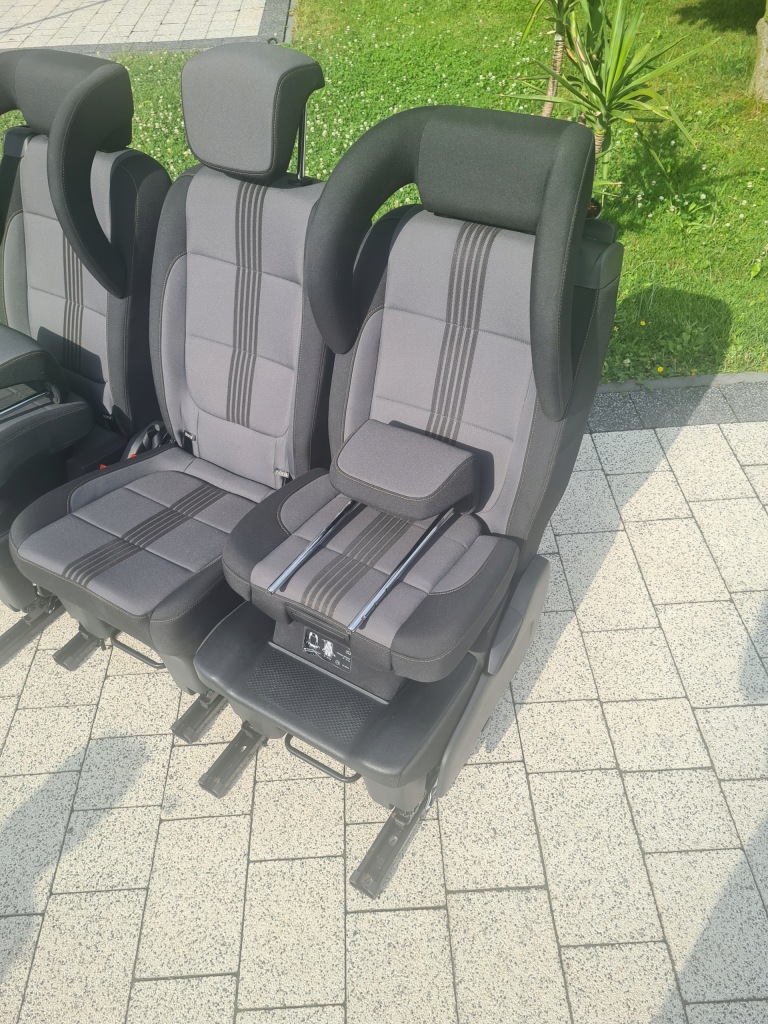 фото №4, Сидіння заднє сидіння foteliki kpl vw sharan ii 7n ідеальний стан fv